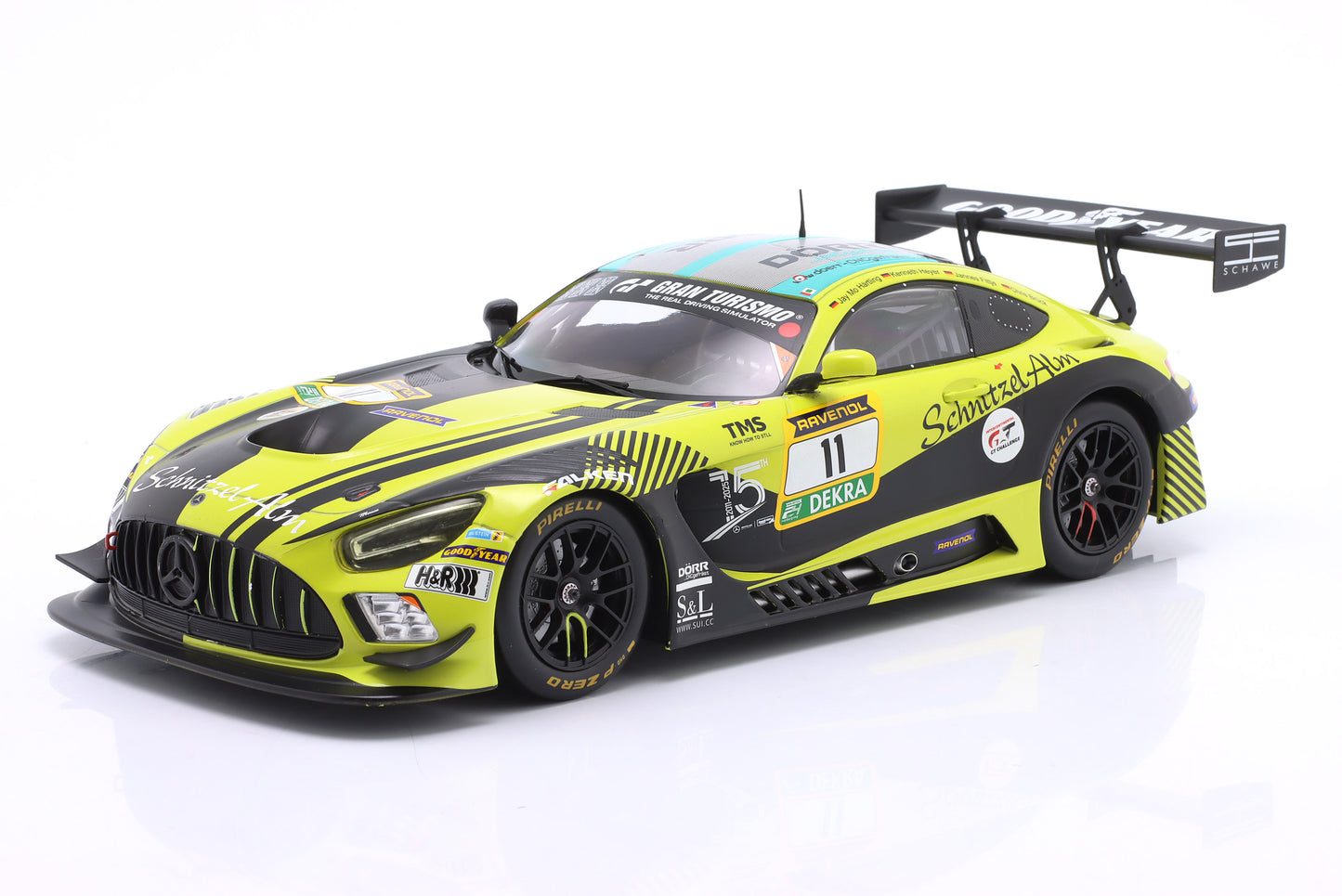 Mercedes-Benz AMG GT3 SR Motorsport by Schnitzelalm 24h Nürburgring 2025 Ixo 1:18