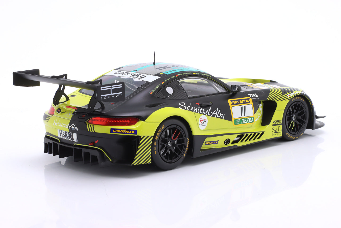 Mercedes-Benz AMG GT3 SR Motorsport by Schnitzelalm 24h Nürburgring 2025 Ixo 1:18