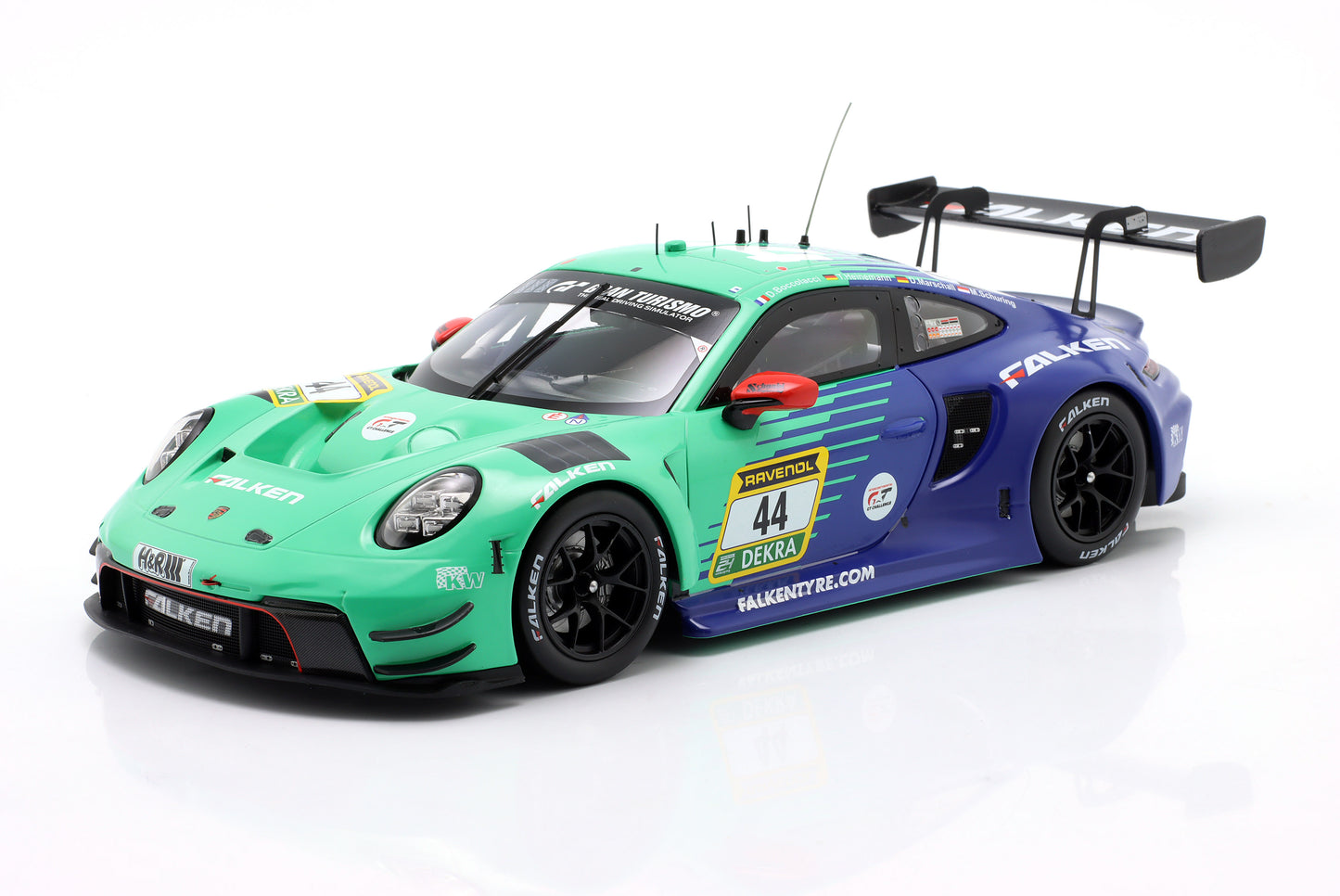 Porsche 911 GT3 R Boccolacci, Heinemann, Marschall, Schuring Falken Motorsports 24h Nürburgring 2025 1:18 Ixo
