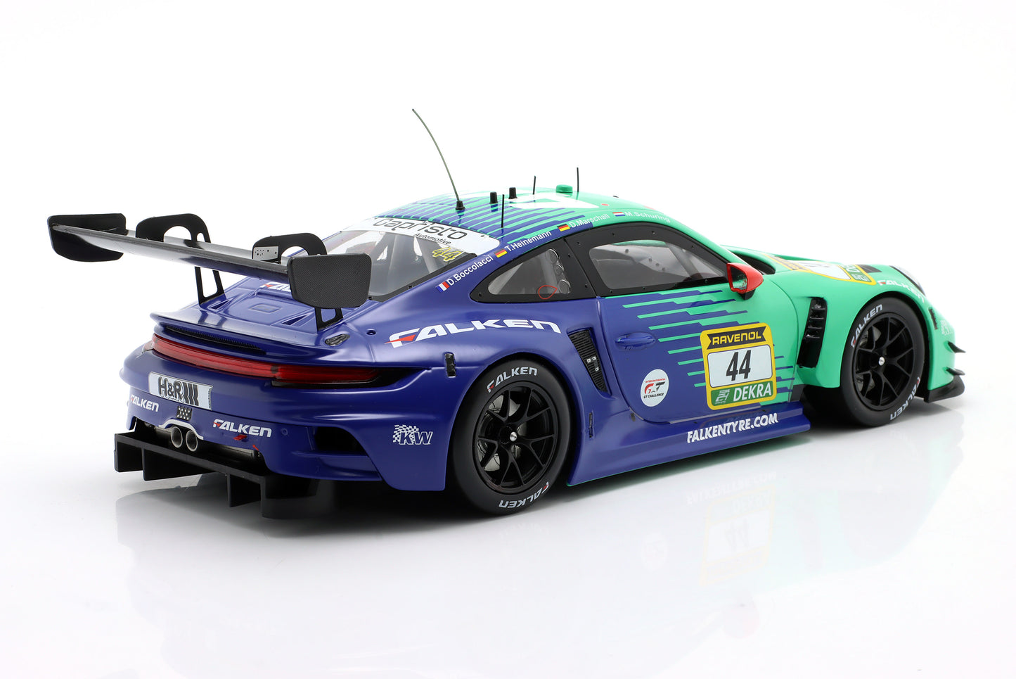 Porsche 911 GT3 R Boccolacci, Heinemann, Marschall, Schuring Falken Motorsports 24h Nürburgring 2025 1:18 Ixo
