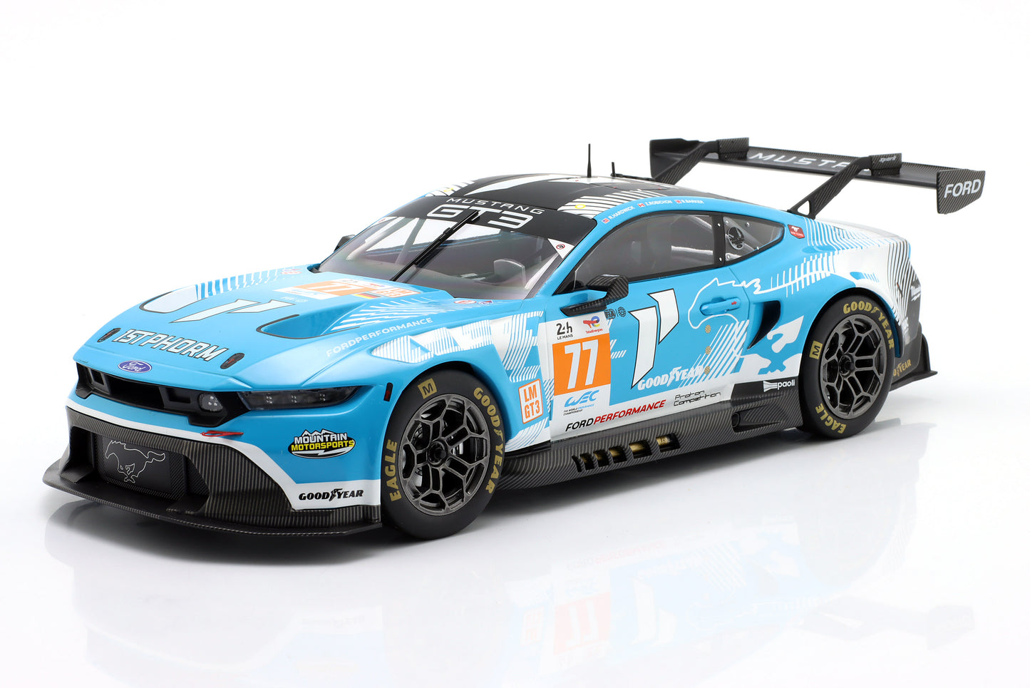 Ford Mustang GT3 Proton Competition 24h Le Mans 2024 Barker, Hardwick, Robichon 1:18 Ixo