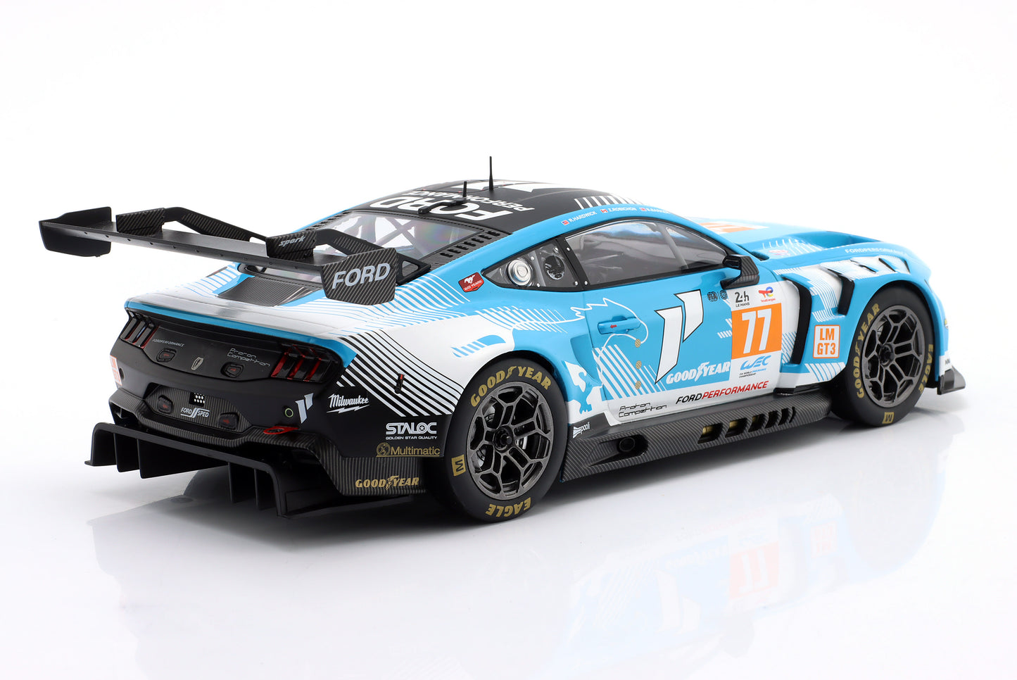 Ford Mustang GT3 Proton Competition 24h Le Mans 2024 Barker, Hardwick, Robichon 1:18 Ixo