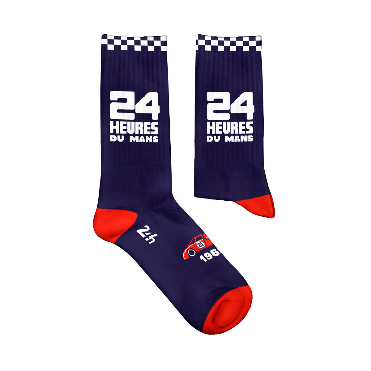 Hochwertige Motorsportsocken Le Mans 1965 Sport Socks Heel Tread
