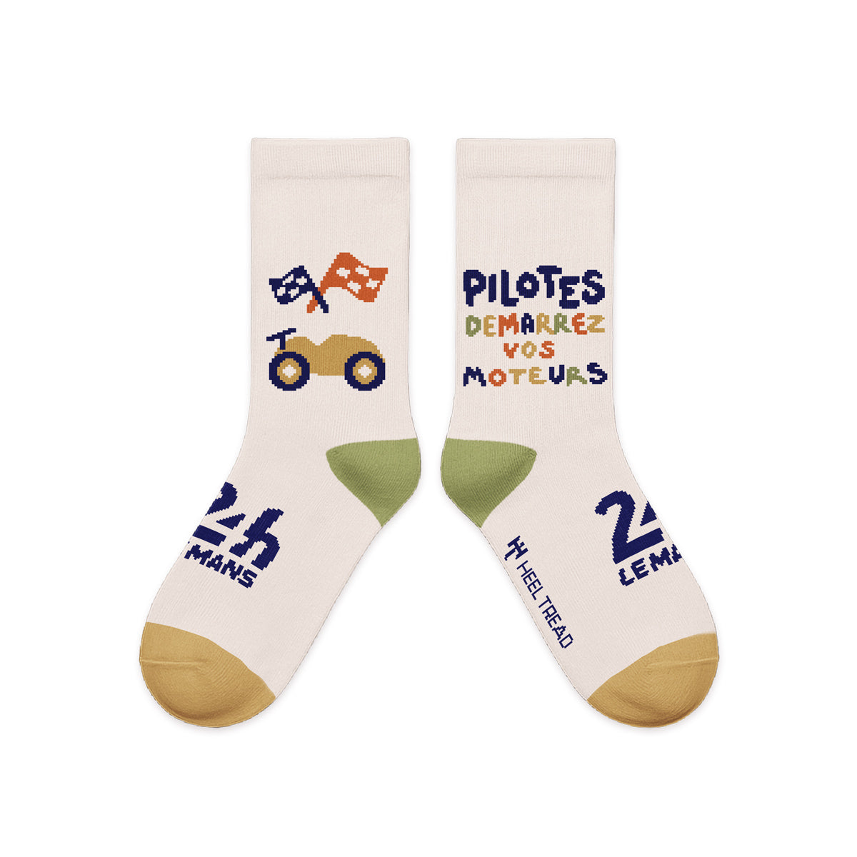 Hochwertige Kindersocken Motorsportsocken Le Mans Größe 26-30