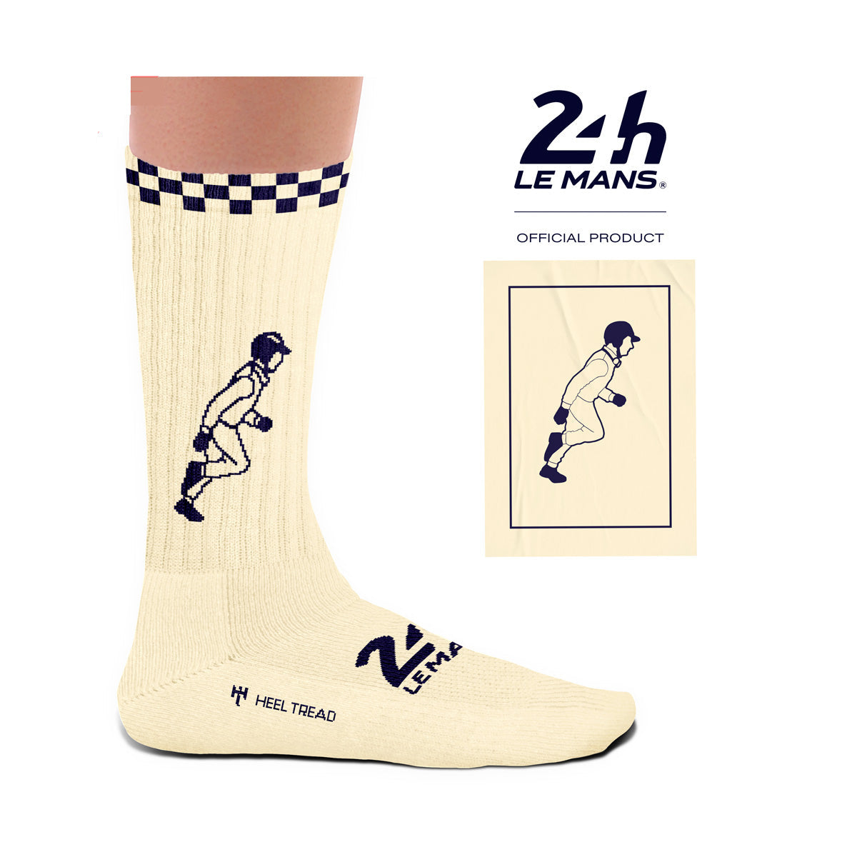Hochwertige Motorsportsocken Le Mans Le Sprint Sport Socks Heel Tread