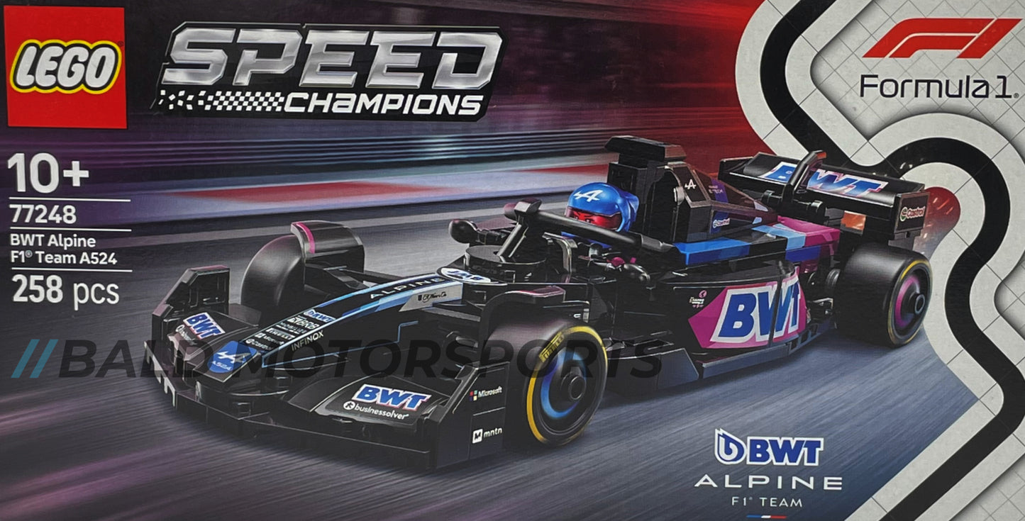 Lego Speed Champions 77248 Alpine BWT A524 Formel-1-Rennwagen