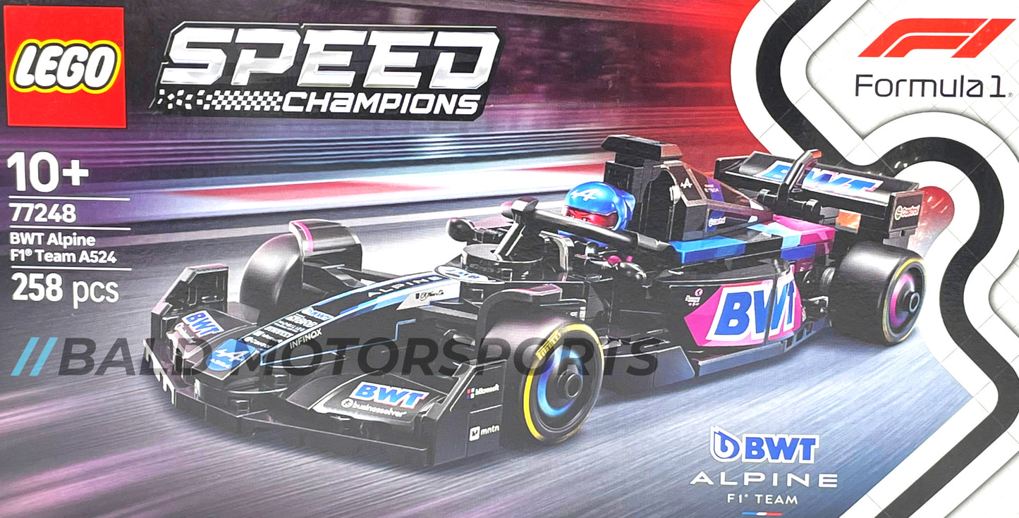 Lego Speed Champions 77248 Alpine BWT A524 Formel-1-Rennwagen