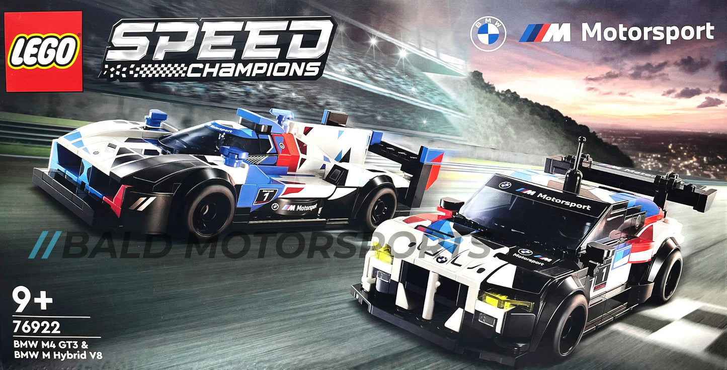 Lego Speed Champions Set 76922 BMW M4 GT3 & BMW M Hybrid V8
