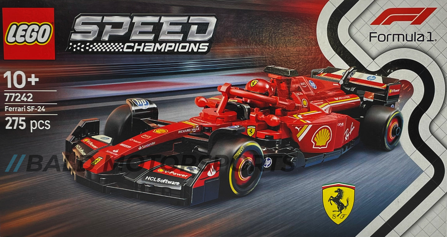Lego Speed Champions 77242 Ferrari SF-24 Formel-1-Rennwagen