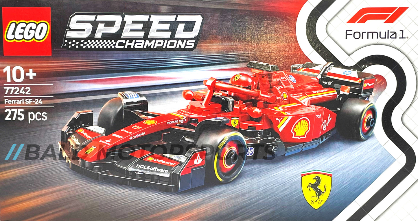 Lego Speed Champions 77242 Ferrari SF-24 Formel-1-Rennwagen