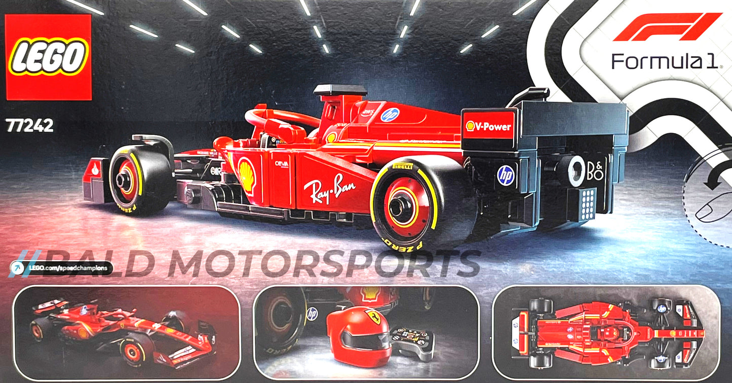 Lego Speed Champions 77242 Ferrari SF-24 Formel-1-Rennwagen