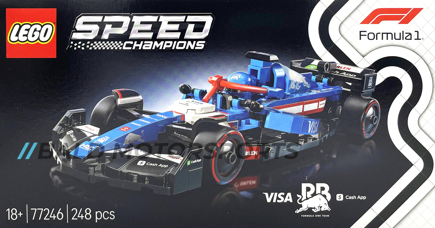 Lego Speed Champions 77246 Visa Cash App RB VCARB 01 Formel-1-Rennwagen