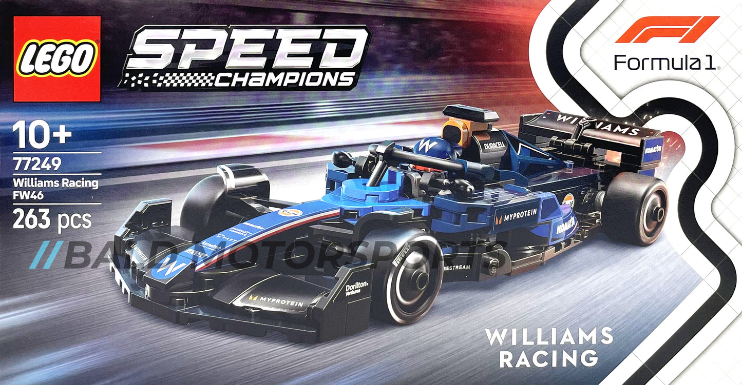 Lego Speed Champions 77249 Williams Racing FW46 Formel-1-Rennwagen