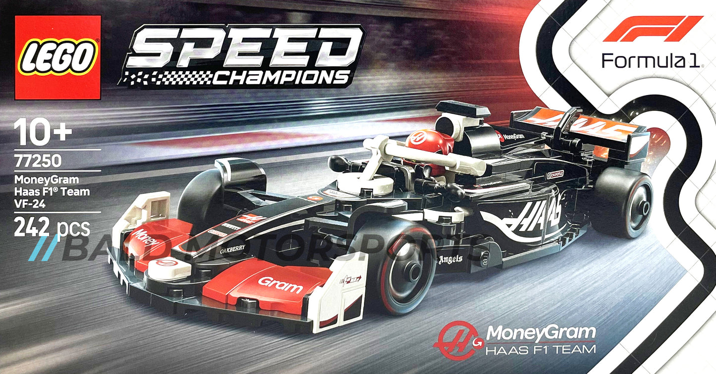 Lego Speed Champions 77250 MoneyGram Haas VF-24 Formel-1-Rennwagen