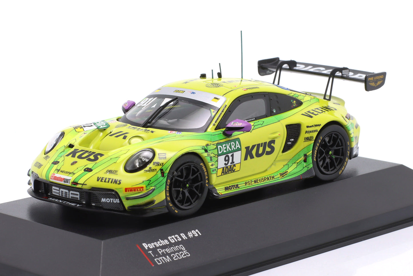 Porsche 911 GT3 R "Grello" Manthey EMA Thomas Preining DTM 2025 1:43 Ixo