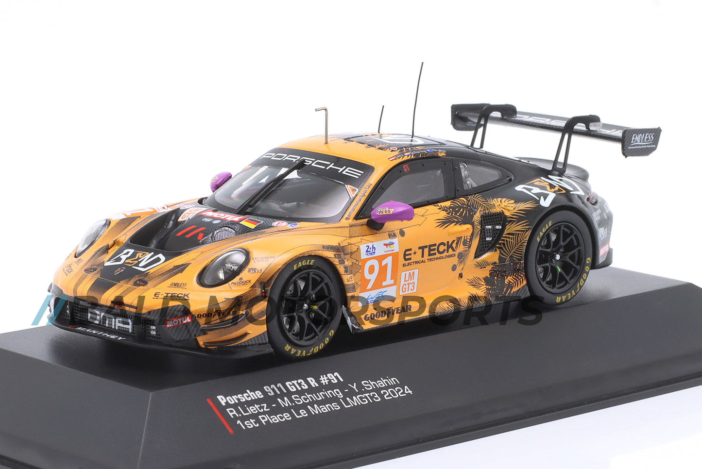 Porsche 911 GT3 R Manthey EMA Klassensieger 24h Le Mans 2024 1:43 Ixo