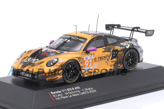 Porsche 911 GT3 R Manthey EMA Klassensieger 24h Le Mans 2024 1:43 Ixo