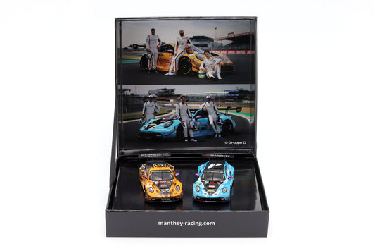2er Set Porsche 911 GT3 R Manthey Klassensieger 24h Le Mans 2024 & 2025 1:43 Ixo