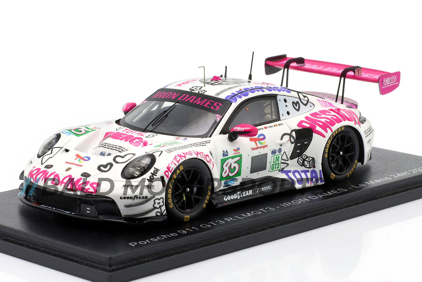 Porsche 911 GT3 R Iron Dames 24h Le Mans 2025 Martin, Bovy, Frey 1:43 Spark
