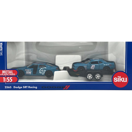 Dodge Charger mit Dodge Challenger SRT Racing 2565 1:55 Siku
