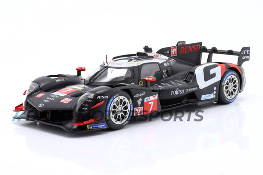 Toyota GR010 Hybrid Toyota Gazoo Racing Zweiter 24h Le Mans 2024 1:18 Ixo