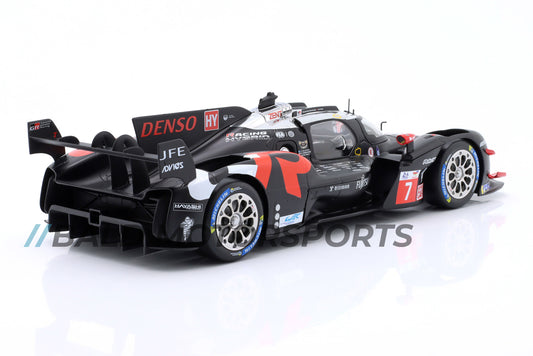 Toyota GR010 Hybrid Toyota Gazoo Racing Zweiter 24h Le Mans 2024 1:18 Ixo