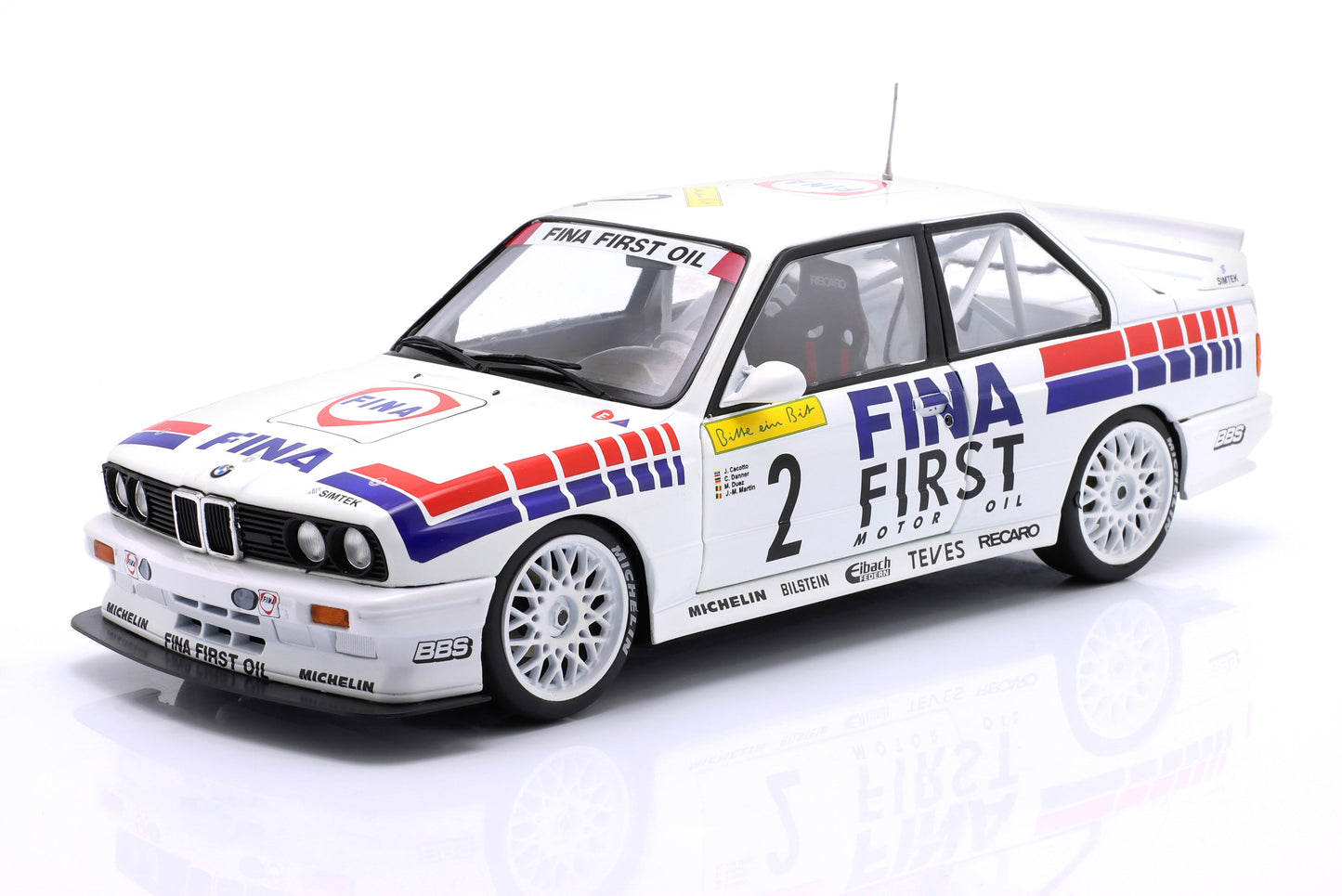 BMW M3 E30 BMW FINA Motorsport Team Sieger 24h Nürburgring 1992 1:18 WERK83