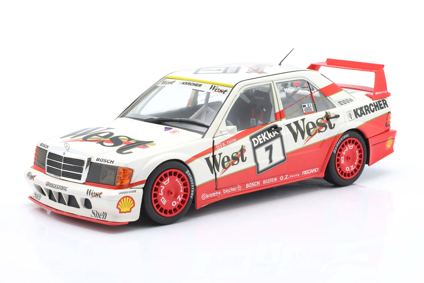 Mercedes-Benz 190E 2.5-16 Evo II AMG Motorenbau GmbH DTM 1991 Kurt Thiim 1:18 WERK83