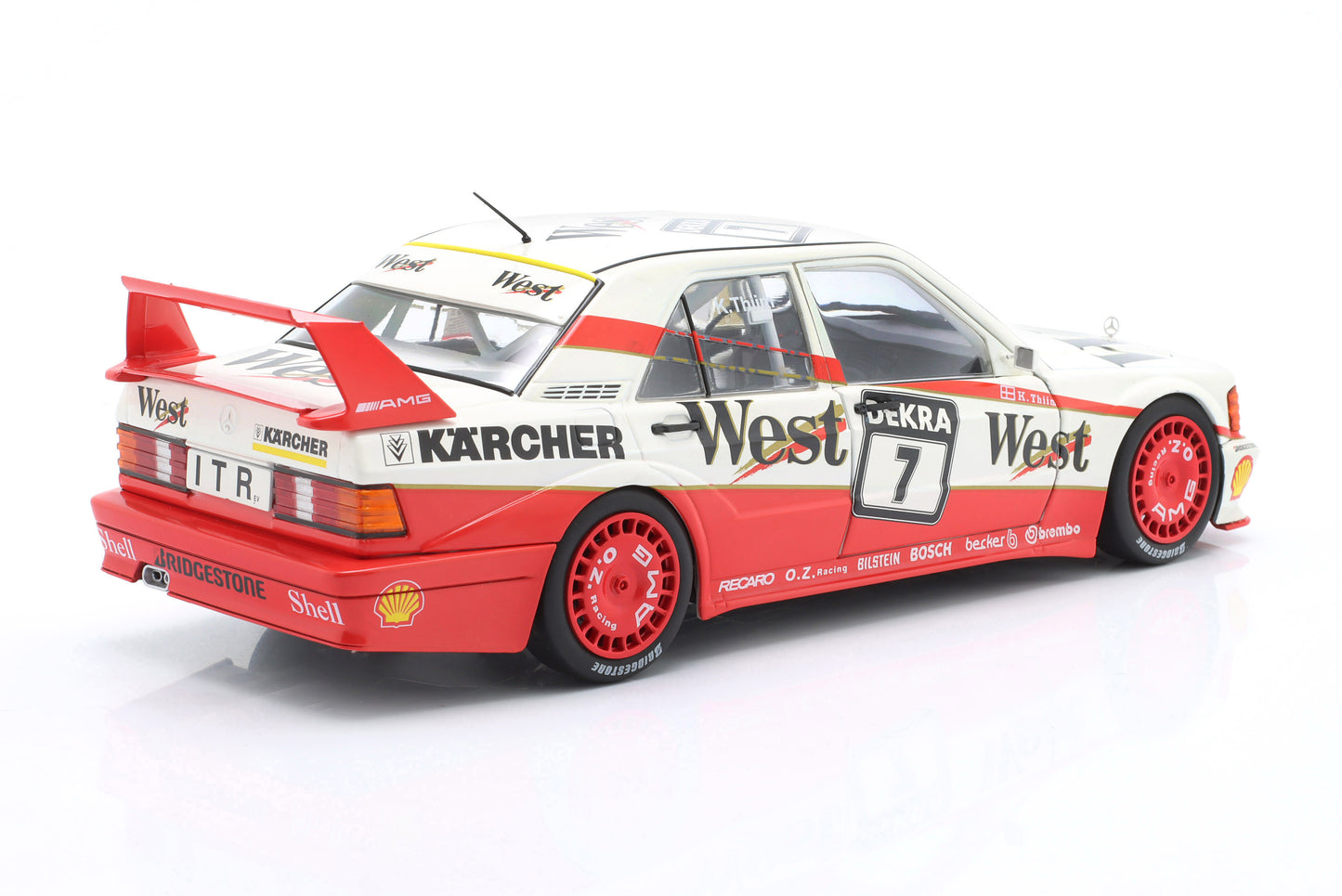 Mercedes-Benz 190E 2.5-16 Evo II AMG Motorenbau GmbH DTM 1991 Kurt Thiim 1:18 WERK83