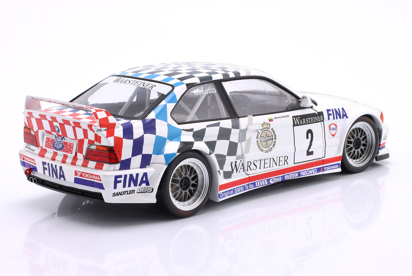 BMW M3 GTR (E36) FINA BMW M-Team Johnny Cecotto Sieger ADAC GT-Cup 1993 1:18 WERK83