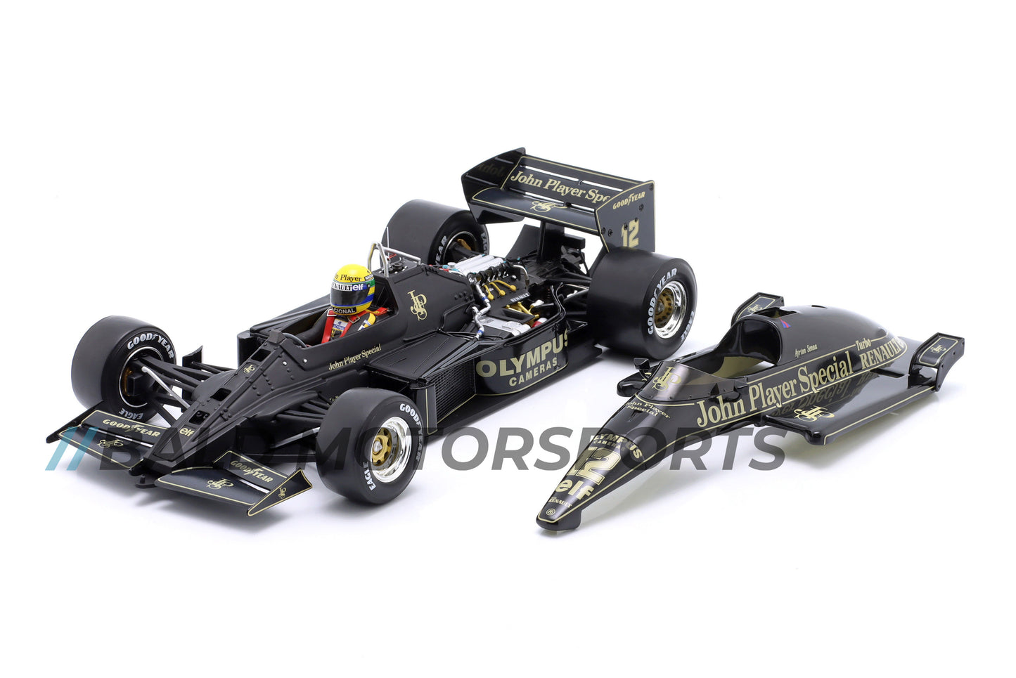 Lotus 97T Ayrton Senna Pole Position Monaco GP Formel 1 1985 1:18 WERK83