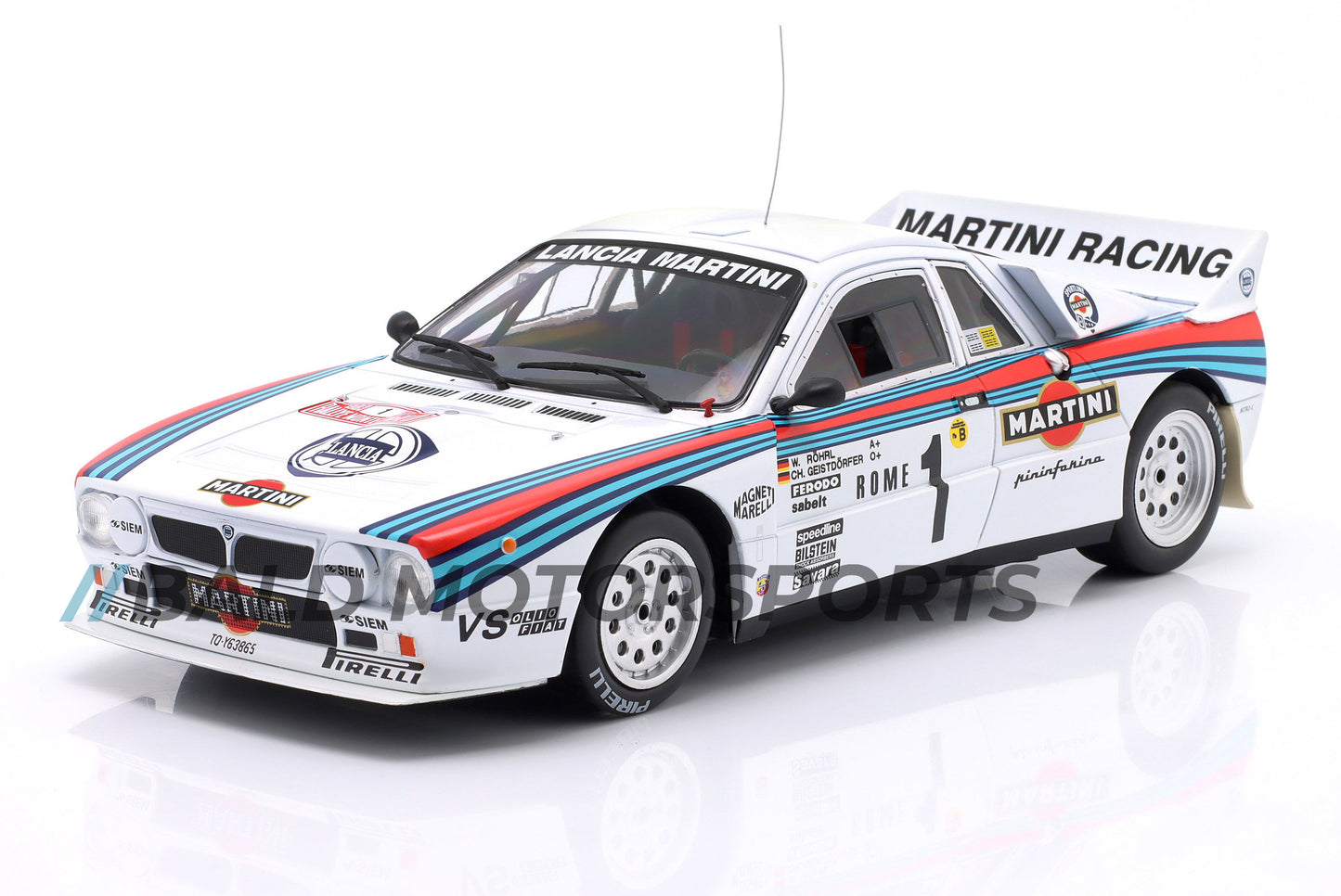 Lancia 037 Sieger Rallye Monte Carlo 1983 Röhrl, Geistdörfer WERK83 1:18