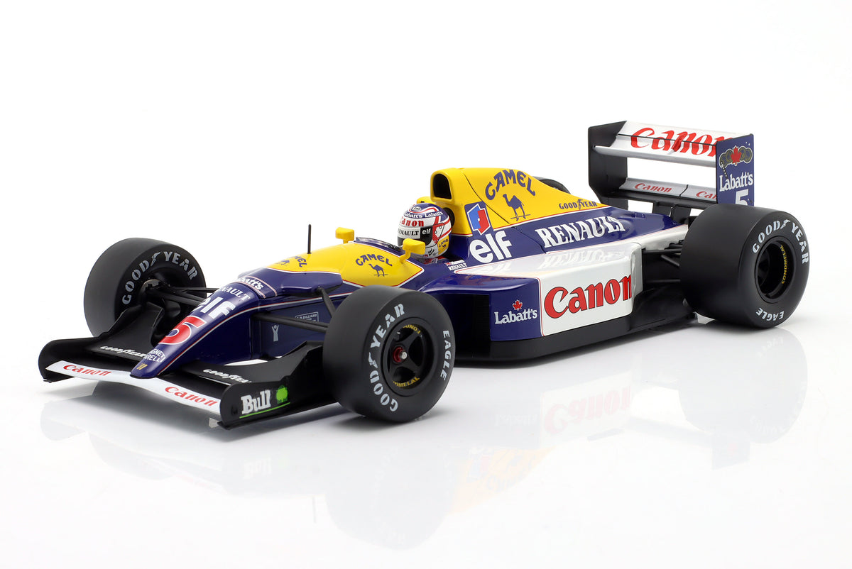 Williams FW14B Nigel Mansell Canon Williams Team Formel-1-Weltmeister 1992 1:18 WERK83