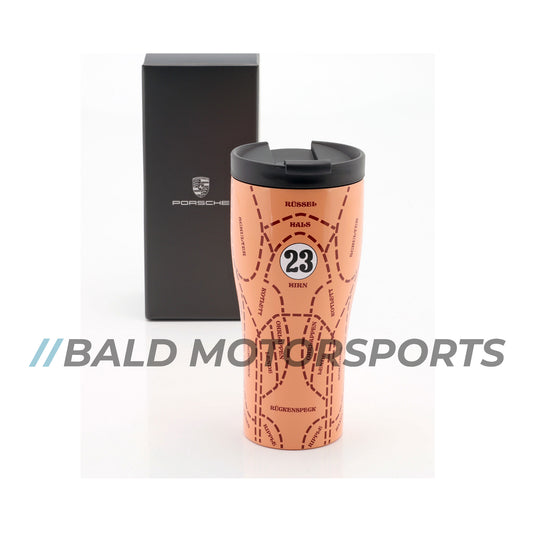 Porsche thermo mug Pink Pig Le Mans 1971 salmon pink
