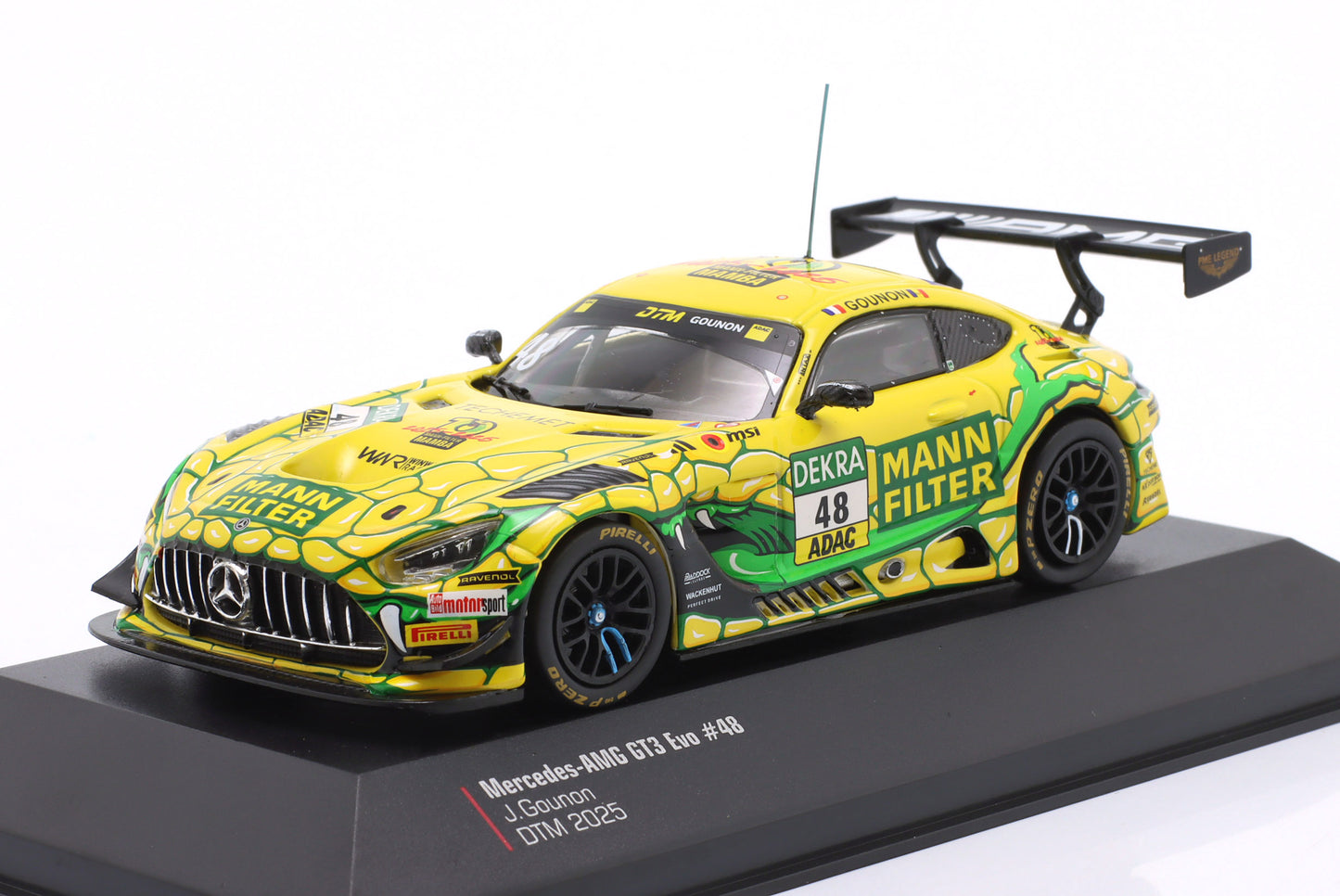 Mercedes-Benz AMG GT3 Evo "Mamba" Winward Racing Jules Gounon DTM 2025 Ixo 1:43