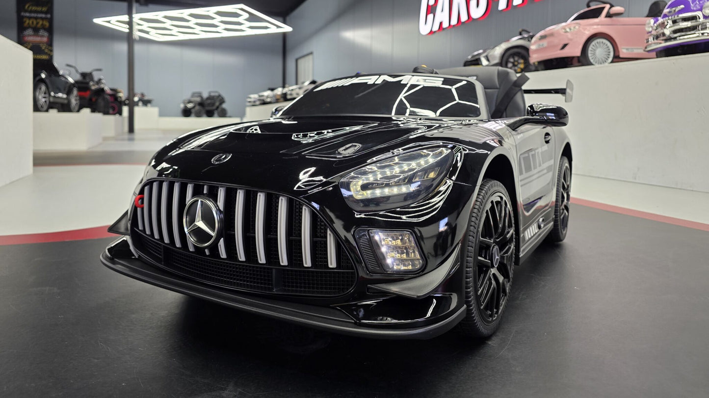 Mercedes-AMG GT3 Kinderauto 12 Volt Schwarz mit Fernbedienung