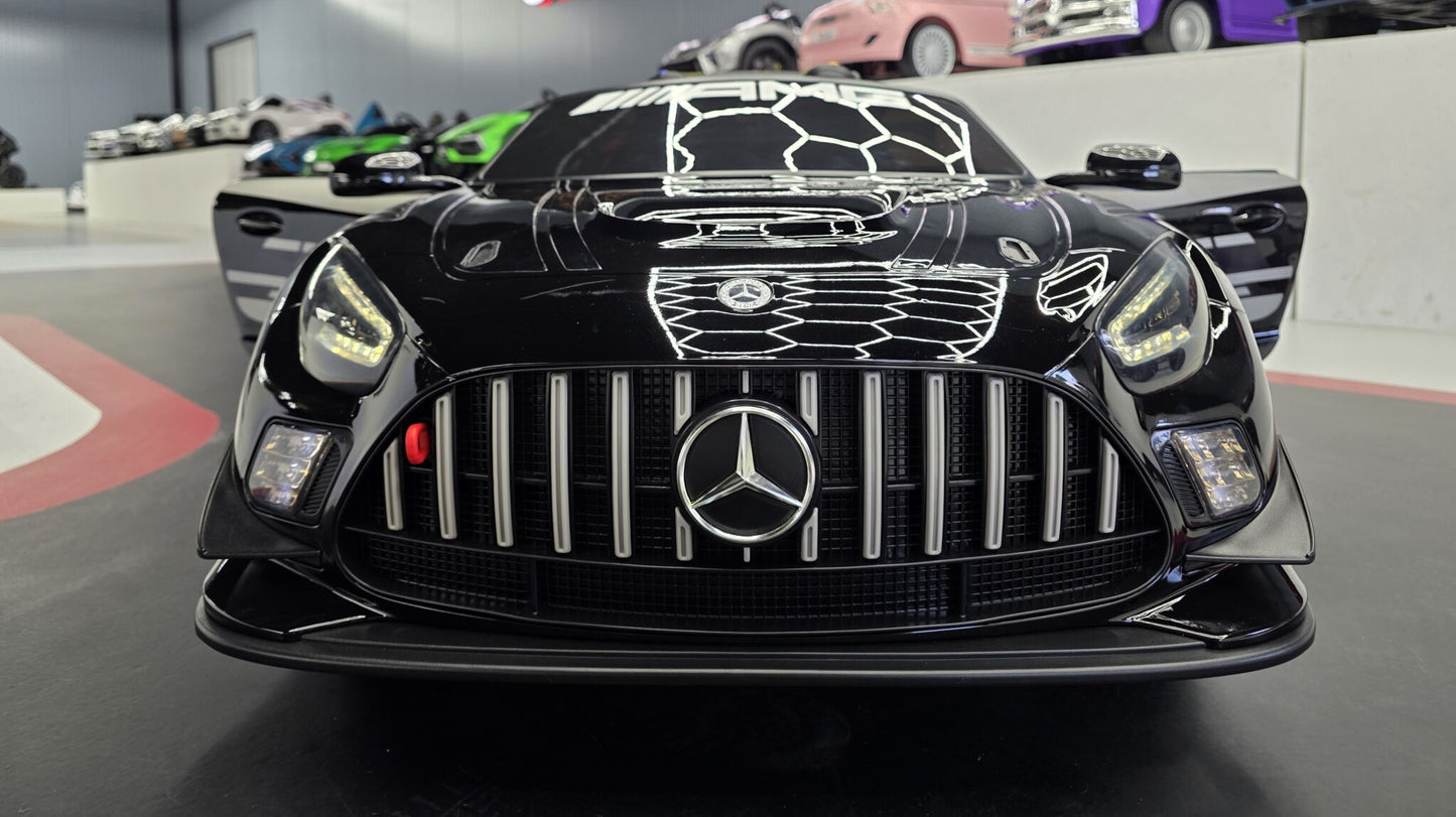 Mercedes-AMG GT3 Kinderauto 12 Volt Schwarz mit Fernbedienung