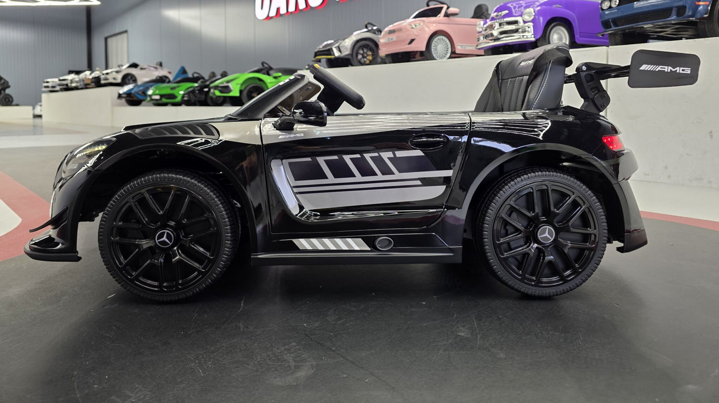 Mercedes-AMG GT3 Kinderauto 12 Volt Schwarz mit Fernbedienung