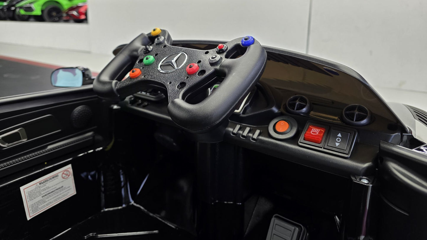 Mercedes-AMG GT3 Kinderauto 12 Volt Schwarz mit Fernbedienung