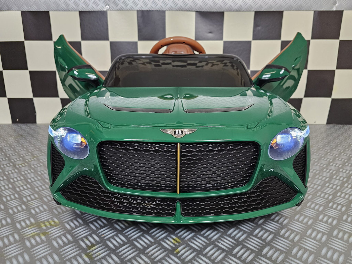 Bentley Bacalar Kinderauto 12 Volt Metallic Grün mit Fernbedienung