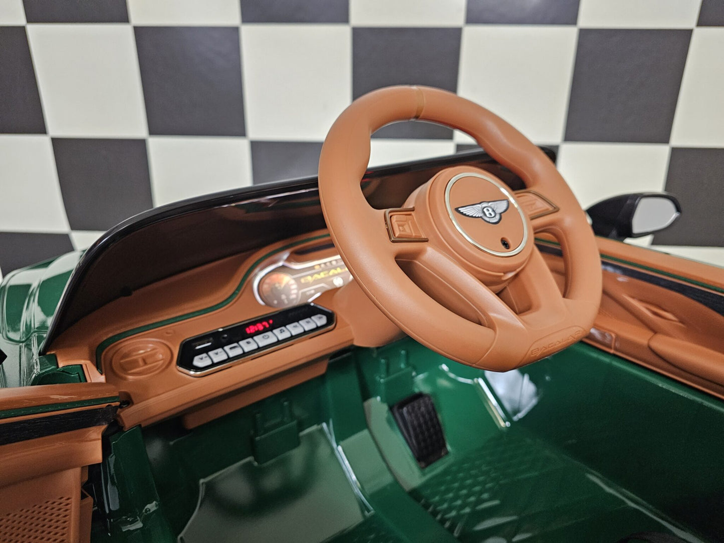 Bentley Bacalar Kinderauto 12 Volt Metallic Grün mit Fernbedienung