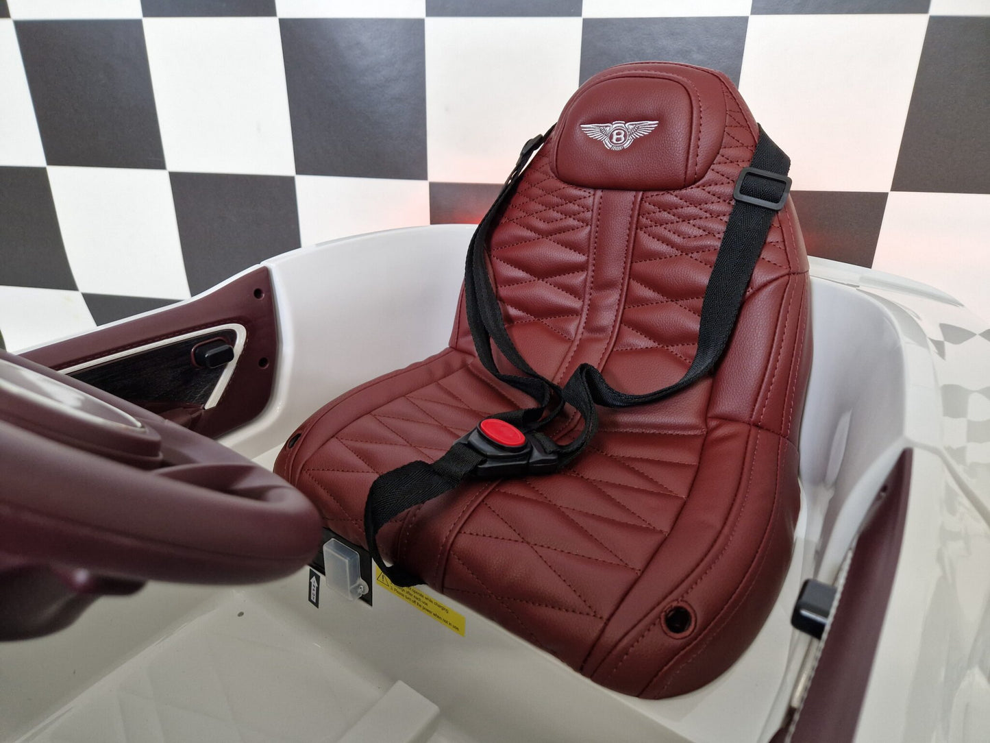 Bentley Bacalar Kinderauto 12 Volt Weiß mit Fernbedienung