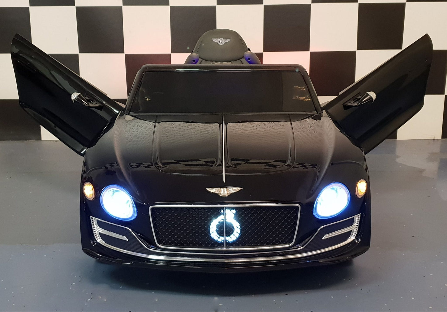 Bentley EXP 12 Kinderauto 12 Volt mit Fernbedienung Schwarz | Offiziell lizenziert