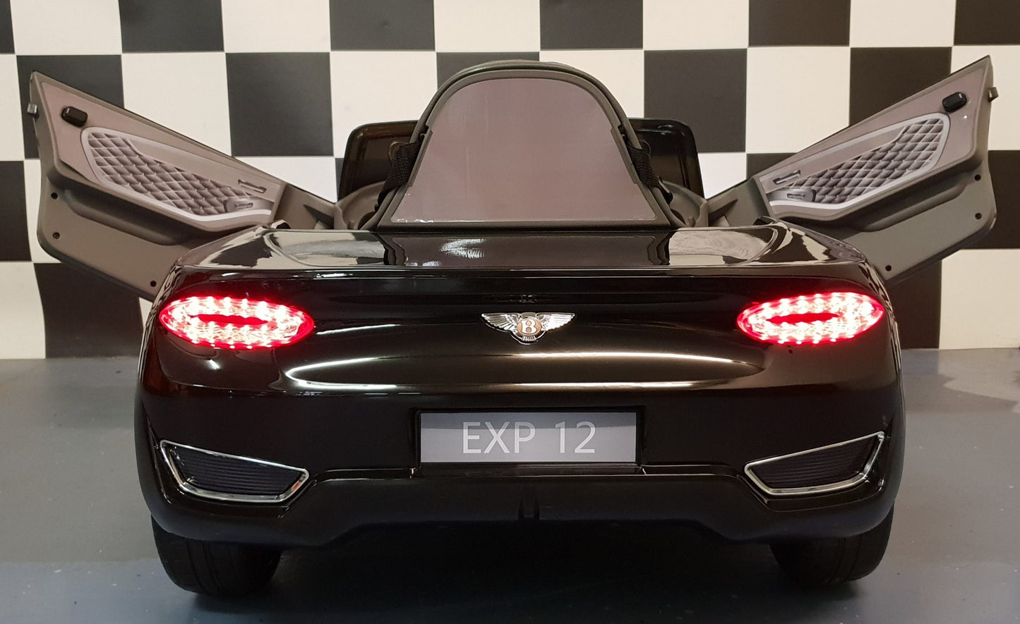 Bentley EXP 12 Kinderauto 12 Volt mit Fernbedienung Schwarz | Offiziell lizenziert