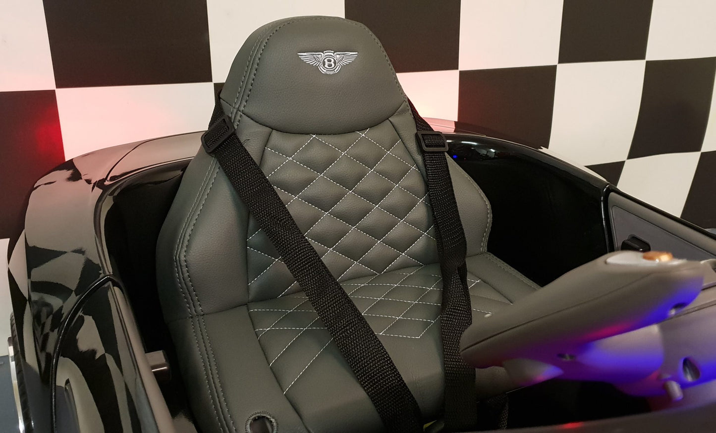 Bentley EXP 12 Kinderauto 12 Volt mit Fernbedienung Schwarz | Offiziell lizenziert