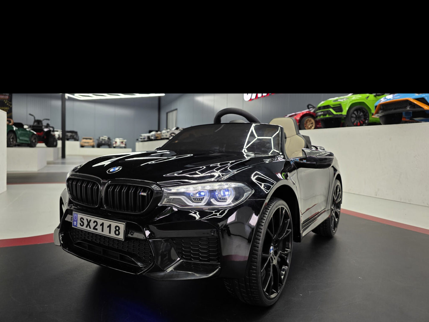 BMW M5 Kinderauto 24 Volt Schwarz Metallic mit Fernbedienung