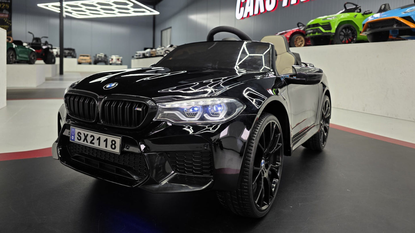 BMW M5 Kinderauto 24 Volt Schwarz Metallic mit Fernbedienung