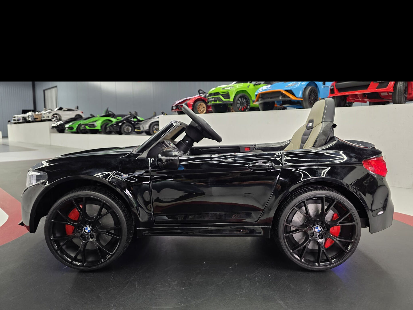 BMW M5 Kinderauto 24 Volt Schwarz Metallic mit Fernbedienung