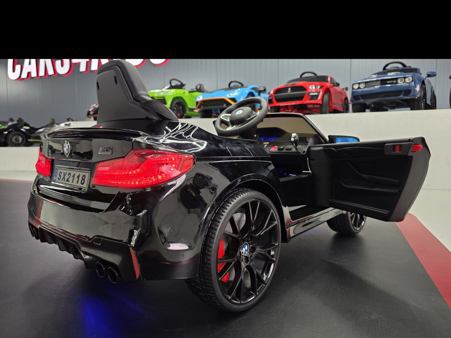 BMW M5 Kinderauto 24 Volt Schwarz Metallic mit Fernbedienung