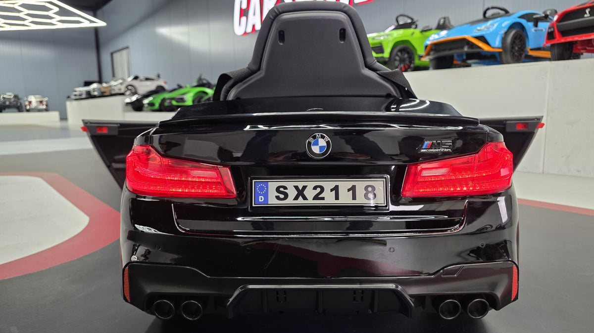 BMW M5 Kinderauto 24 Volt Schwarz Metallic mit Fernbedienung